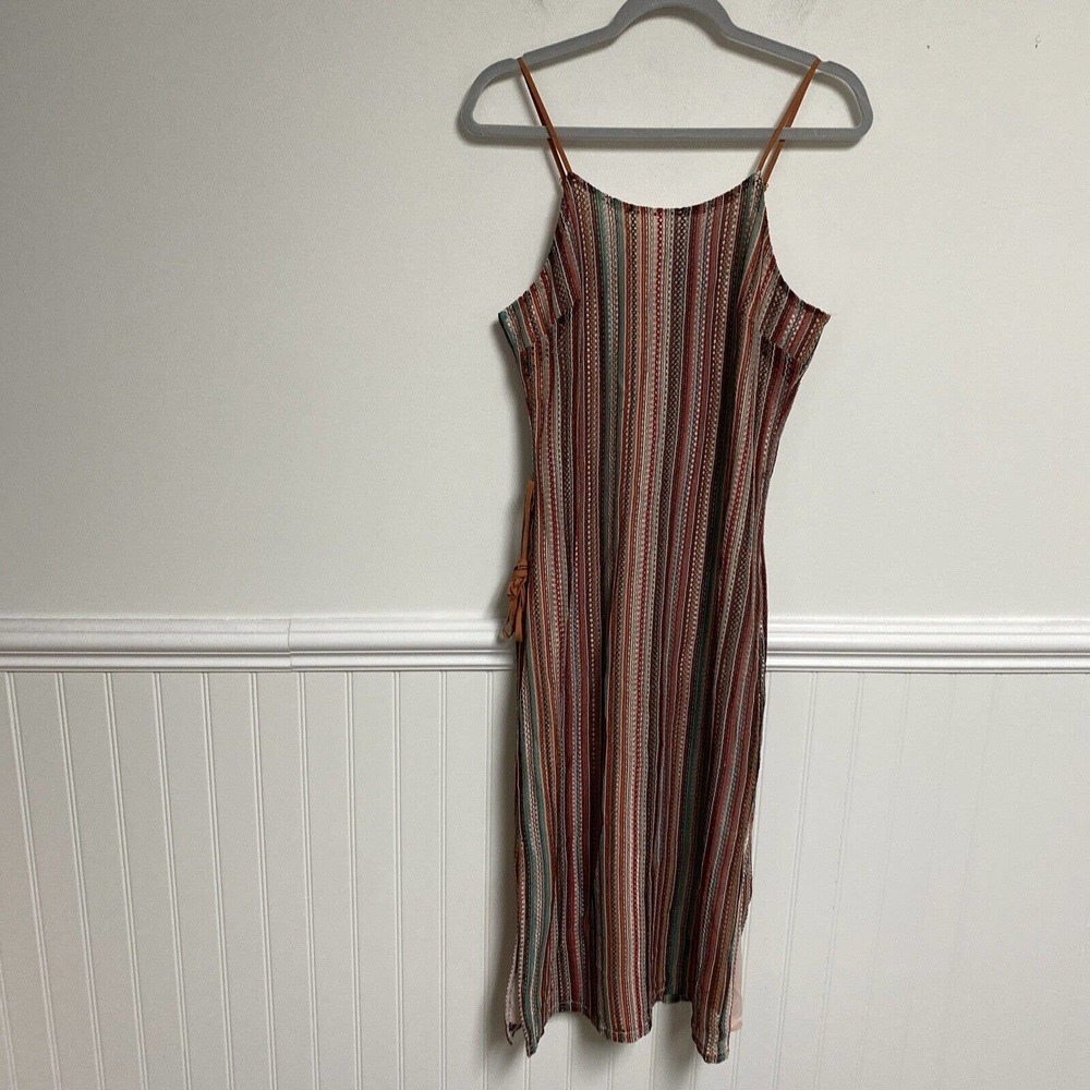 Sam Edelman Women’s Max Dress Natural Multicolor Macrame Stripe Size 6